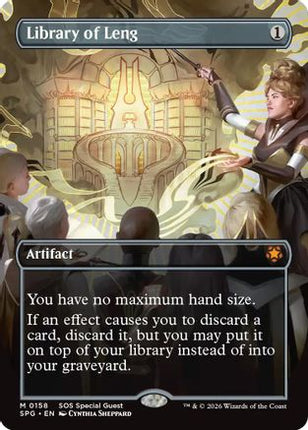 Library of Leng (Borderless) [Special Guests] Foil