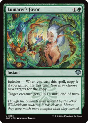 Lumaret's Favor [Secrets of Strixhaven] Foil