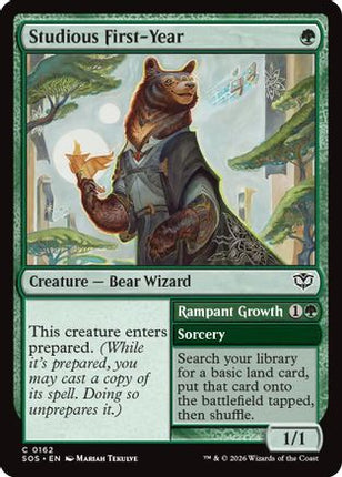 Studious First-Year [Secrets of Strixhaven] Foil