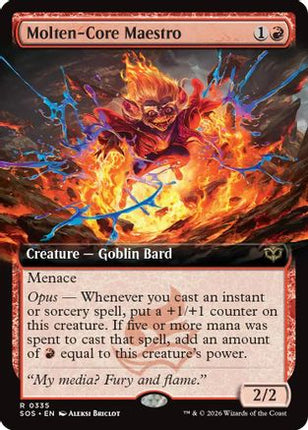 Molten-Core Maestro (Extended Art) [Secrets of Strixhaven] Foil
