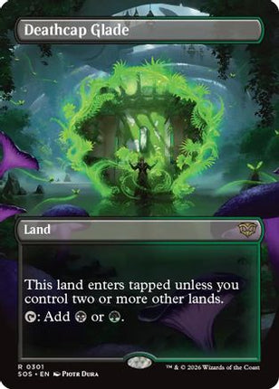 Deathcap Glade (Borderless) [Secrets of Strixhaven] Foil