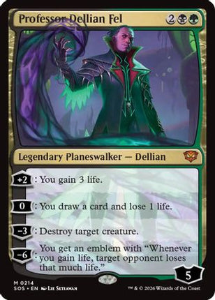 Professor Dellian Fel [Secrets of Strixhaven] Foil