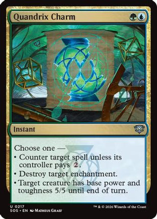 Quandrix Charm [Secrets of Strixhaven] Foil