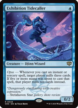 Exhibition Tidecaller [Secrets of Strixhaven] Foil