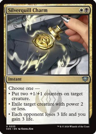 Silverquill Charm [Secrets of Strixhaven] Foil