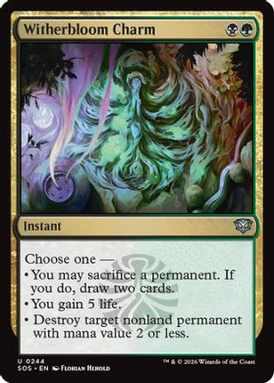 Witherbloom Charm [Secrets of Strixhaven] Foil