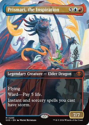 Prismari, the Inspiration (Borderless) [Secrets of Strixhaven] Foil