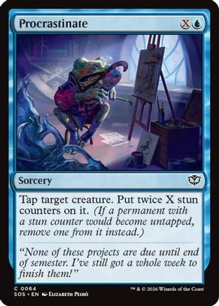 Procrastinate [Secrets of Strixhaven] Foil