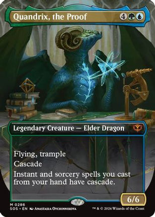 Quandrix, the Proof (Borderless) [Secrets of Strixhaven] Foil
