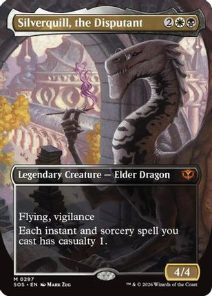 Silverquill, the Disputant (Borderless) [Secrets of Strixhaven]