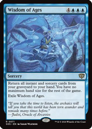 Wisdom of Ages [Secrets of Strixhaven] Foil