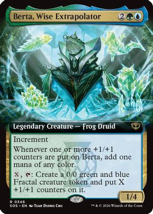 Berta, Wise Extrapolator (Extended Art) [Secrets of Strixhaven] Foil