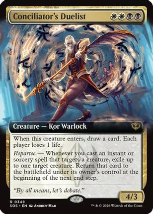 Conciliator's Duelist (Extended Art) [Secrets of Strixhaven] Foil