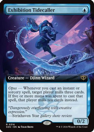 Exhibition Tidecaller (Extended Art) [Secrets of Strixhaven] Foil