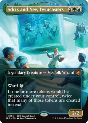 Adrix and Nev, Twincasters (Borderless) [Special Guests] Foil
