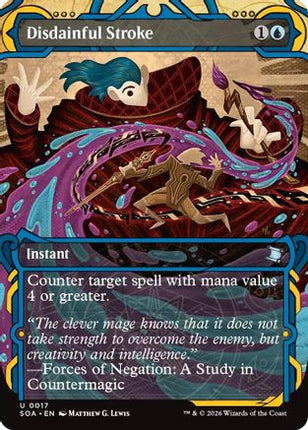 Disdainful Stroke [Secrets of Strixhaven: Mystical Archive] Foil