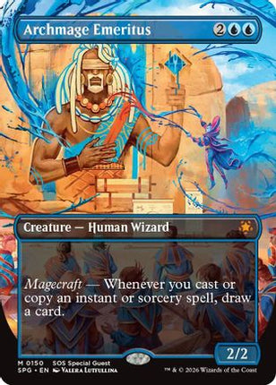 Archmage Emeritus (Borderless) [Special Guests] Foil