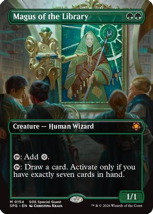 Magus of the Library (Borderless) [Special Guests]