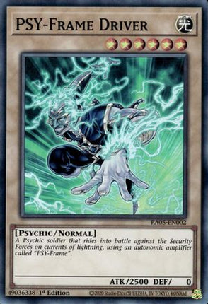 PSY-Frame Driver [RA05-EN002] Super Rare 1st Edition