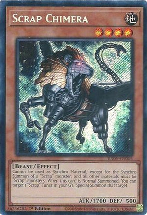 Scrap Chimera (Secret Rare)  [RA05-EN005] 1st Edition