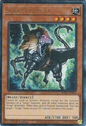 Scrap Chimera  [RA05-EN005] Ultimate Rare 1st Edition