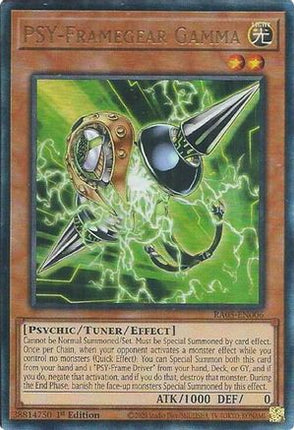 PSY-Framegear Gamma  [RA05-EN006] Ultimate Rare 1st Edition