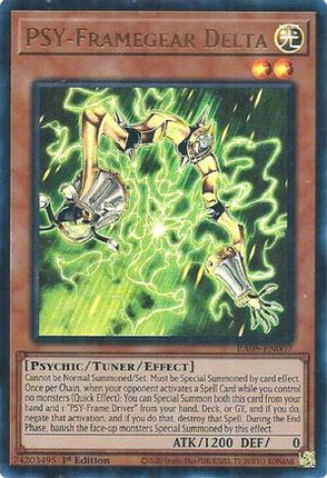 PSY-Framegear Delta  [RA05-EN007] Ultra Rare 1st Edition