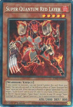 Super Quantum Red Layer  [RA05-EN008] Collector's Rare 1st Edition