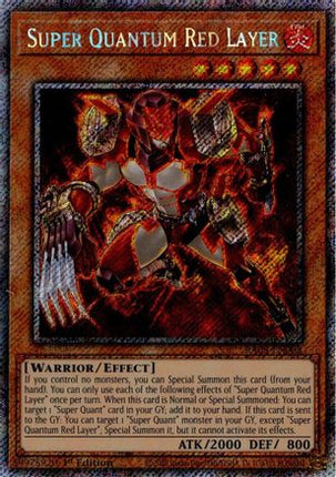 Super Quantum Red Layer  [RA05-EN008] Platinum Secret Rare 1st Edition