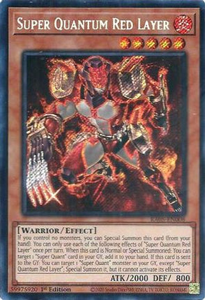 Super Quantum Red Layer  [RA05-EN008] Secret Rare 1st Edition