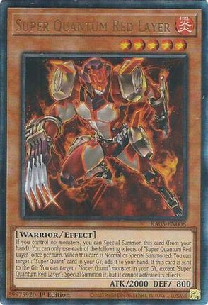 Super Quantum Red Layer  [RA05-EN008] Ultimate Rare 1st Edition