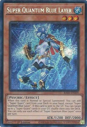 Super Quantum Blue Layer  [RA05-EN009] Secret Rare 1st Edition