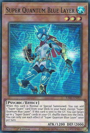 Super Quantum Blue Layer [RA05-EN009] Super Rare 1st Edition