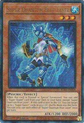 Super Quantum Blue Layer  [RA05-EN009] Ultimate Rare 1st Edition