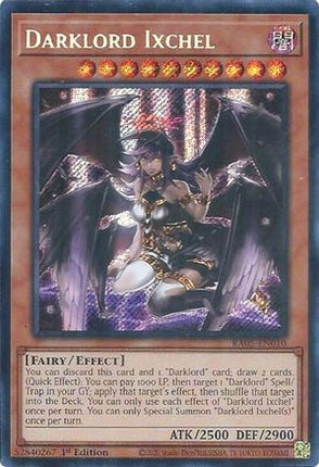 Darklord Ixchel  [RA05-EN010] Secret Rare 1st Edition