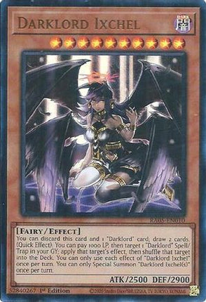 Darklord Ixchel  [RA05-EN010] Ultra Rare 1st Edition