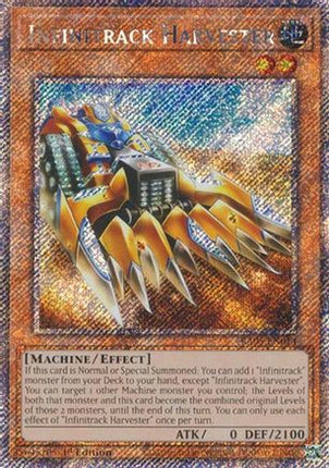 Infinitrack Harvester  [RA05-EN014] Platinum Secret Rare 1st Edition