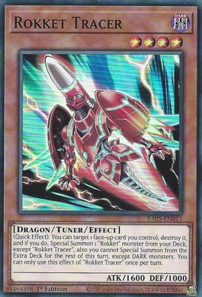 Rokket Tracer [RA05-EN015] Super Rare 1st Edition