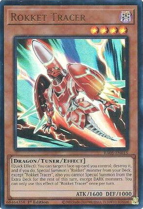 Rokket Tracer  [RA05-EN015] Ultra Rare 1st Edition