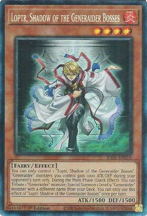 Loptr, Shadow of the Generaider Bosses  [RA05-EN016] Collector's Rare 1st Edition