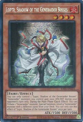 Loptr, Shadow of the Generaider Bosses  [RA05-EN016] Secret Rare 1st Edition