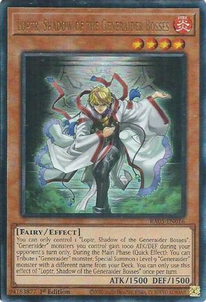 Loptr, Shadow of the Generaider Bosses  [RA05-EN016] Ultimate Rare 1st Edition