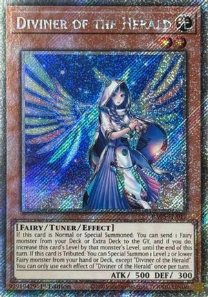 Diviner of the Herald  [RA05-EN017] Platinum Secret Rare 1st Edition