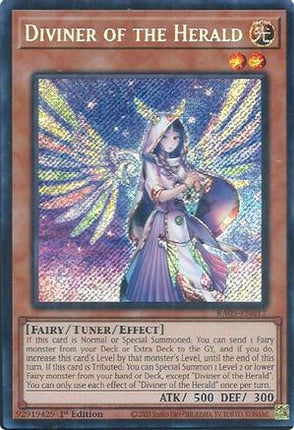 Diviner of the Herald  [RA05-EN017] Secret Rare 1st Edition