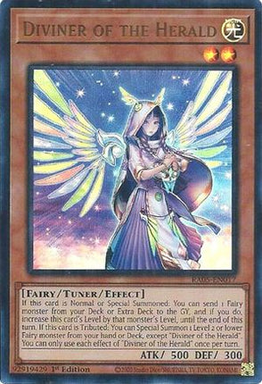 Diviner of the Herald  [RA05-EN017] Ultra Rare 1st Edition
