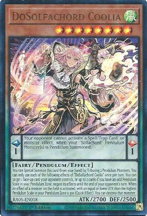 DoSolfachord Coolia  [RA05-EN018] Ultra Rare 1st Edition