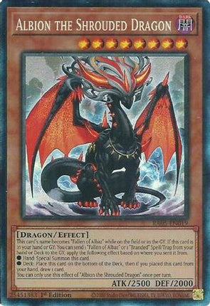 Albion the Shrouded Dragon  [RA05-EN019] Collector's Rare 1st Edition
