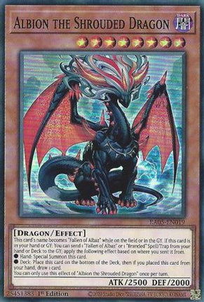 Albion the Shrouded Dragon [RA05-EN019] Super Rare 1st Edition