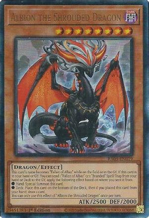 Albion the Shrouded Dragon  [RA05-EN019] Ultimate Rare 1st Edition