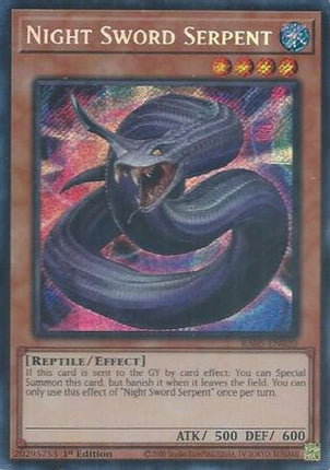 Night Sword Serpent  [RA05-EN020] Secret Rare 1st Edition